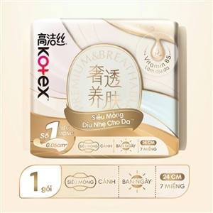 Băng vệ sinh Kotex Nhập Khẩu Cicada Siêu Mỏng Cánh 24cm 7 miếng