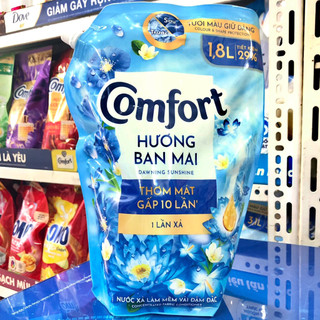 Nước xả vải comfort 1 lần xả hương ban mai túi 1.7l
