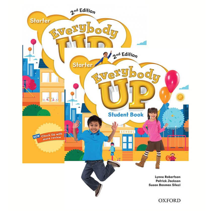 Sách - Combo 2 Sách Everybody Up - StudentBook + Workbook (Starter - Level 6) + Tặng File Nghe