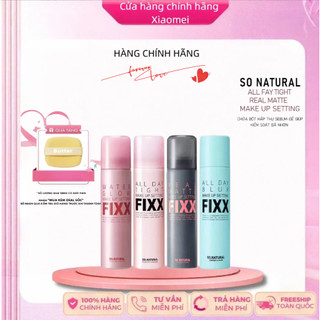 Xịt cố định So Natural-FIXX, giữ lớp trang điểm lâu dài, thích hợp cho mọi loại da. 75ml-120ml