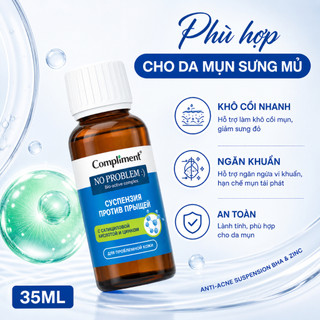 Gel Chấm Mụn Compliment Gom Cồi Nhanh, Giảm Sưng Đỏ, Kiềm Dầu Mờ Thâm Dành Cho Da Mụn 25ml