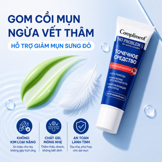 Gel Chấm Mụn Compliment Gom Cồi Nhanh, Giảm Sưng Đỏ, Kiềm Dầu Mờ Thâm Dành Cho Da Mụn 25ml