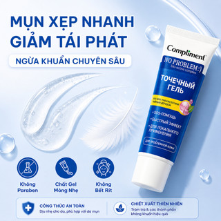 Gel Chấm Mụn Compliment Gom Cồi Nhanh, Giảm Sưng Đỏ, Kiềm Dầu Mờ Thâm Dành Cho Da Mụn 25ml