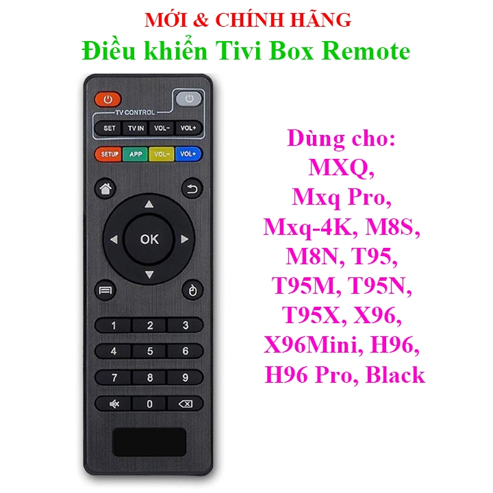 Điều khiển Thay Thế Đa Năng Android TV Box Remote Điều Khiển Từ Xa, Cho MXQ pro 4K, T95M, T95N, T95X