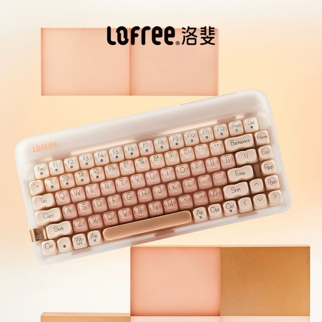 Bàn phím cơ không dây Lofree Dot Foundation,hotswap, Bluetooth ba kiểu kết nối chính hãng