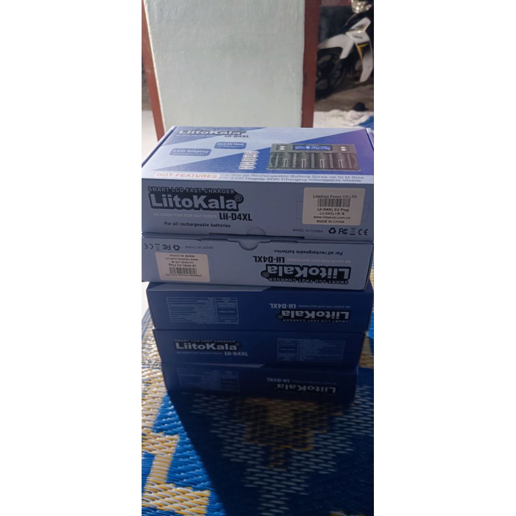 Bộ sạc pin 18650-21700-26650 Liitokala D4XL