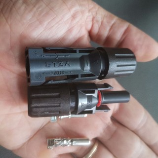 Đầu Nối MC4 YZLR 1500V 30A Solar Jack Pin Mặt Trời - Vỏ Nhựa Nguyên Sinh Lõi Đồng Mạ Thiếc PV-JY-0901 Chính Hãng