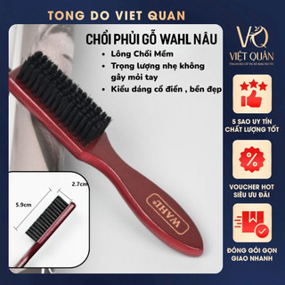 Chổi Phủi Chuyên Fade Cắt Tóc Nam Cán Gỗ