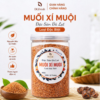 Muối Ômai Xí Muội DLFresh hũ 500g – Đặc Sản Đà Lạt | Chua Cay Mặn Ngọt | Chấm Trái Cây, Ăn Vặt