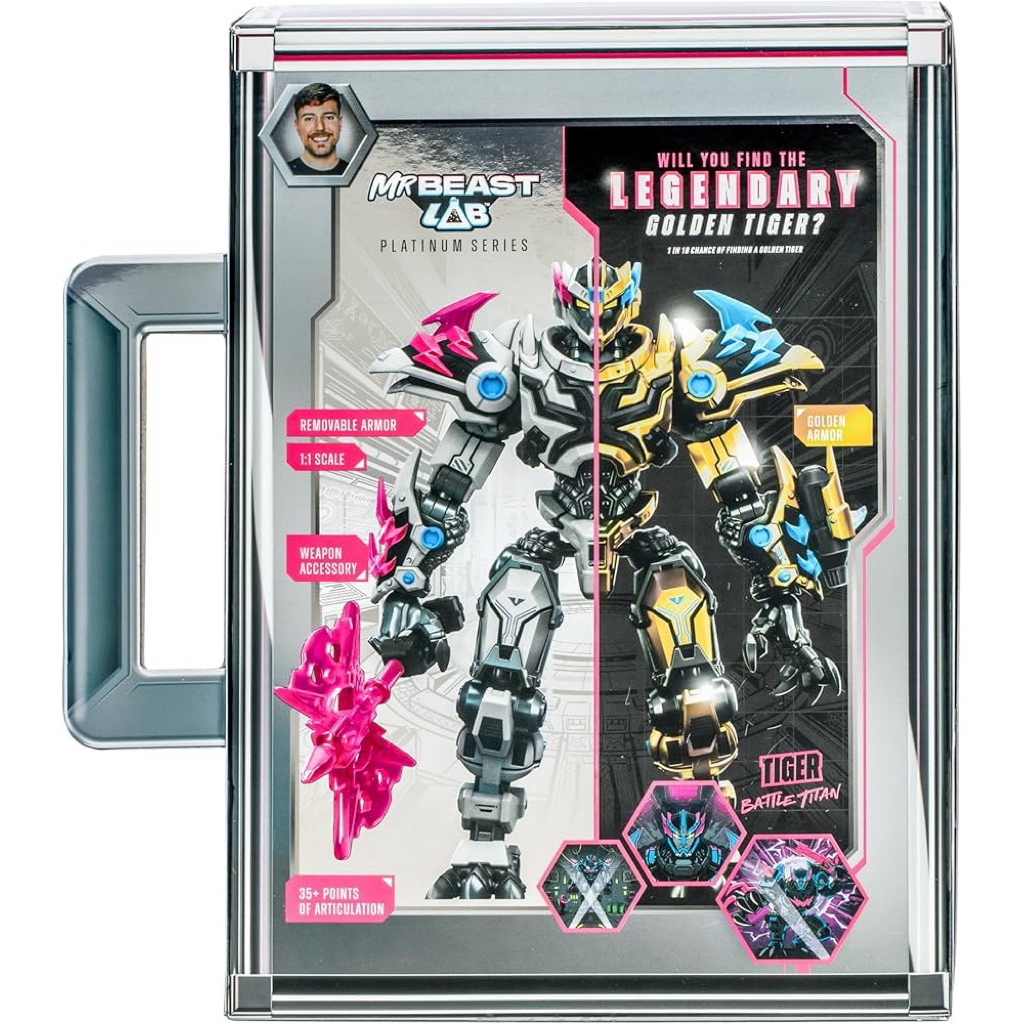 [2winstore] MrBeast Lab Platinum Series Tiger Battle Titan