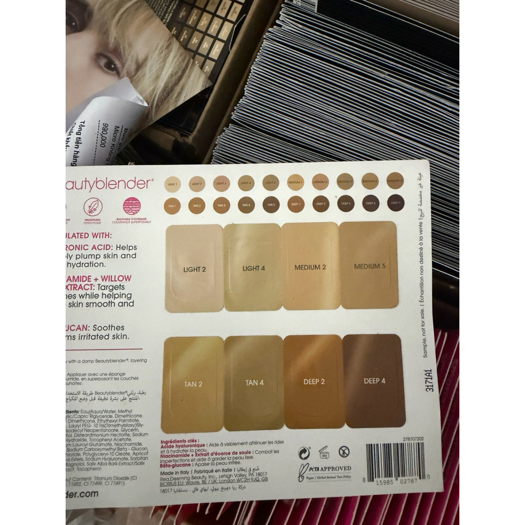 vỉ kem nền beauty blender
