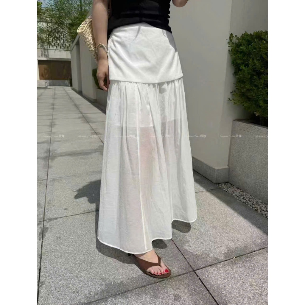 Chân Váy Tơ Dài Nữ 95cm – Mã 6037 – Dáng Xòe Bay Nhẹ, Thanh Lịch Nữ Tính | BigBuy360 - bigbuy360.vn