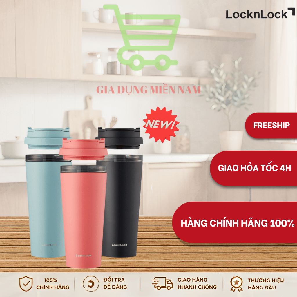 Ly giữ nhiệt LocknLock LHC4279, dung tích 540ml - Hàng Chính Hãng