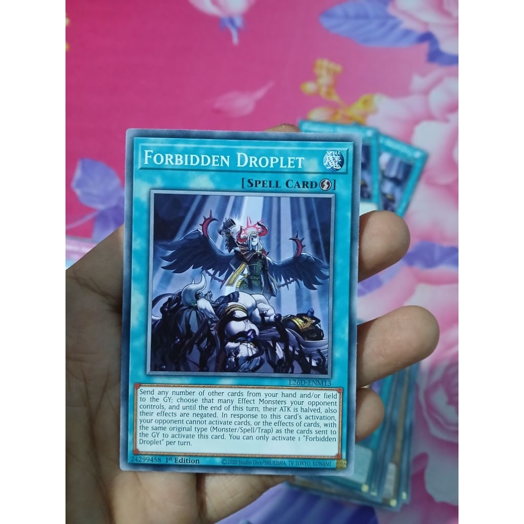 [Yugioh Biên Hòa Store] 1 lá thẻ bài Forbidden Droplet L26D-ENM13