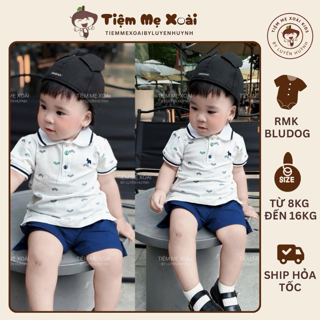Set polo rmk ettoi mới 2026 cho bé trai