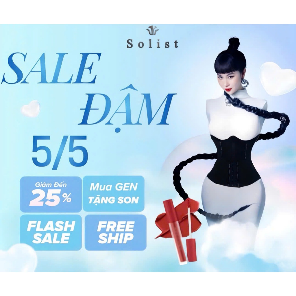Đai Nịt Bụng Latex, Gen Nịt Bụng Solist G!ả.m Mỡ Tàng Hình - Quần Gen Bụng Su Đúc Chống Cuộn Mặc Váy