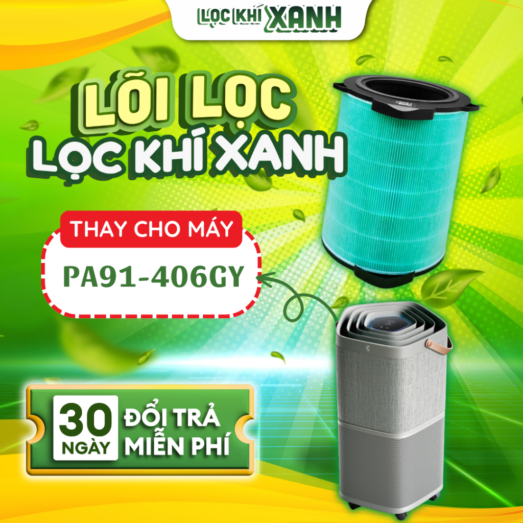Màng lọc LocKhiXanh® tương thích cho Lõi lọc không khí Electrolux PA91-406GY/ FA31-202GY/ FA31-200WT