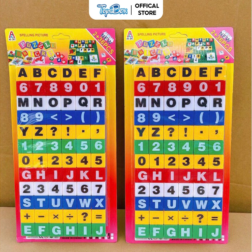 Bảng Ghép Hình Chữ Cái Chữ Số Phép Tính Cho Bé Học Tập – Bộ Đồ Chơi Giáo Dục Cho Bé