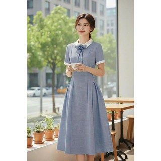 Đầm công sở cao cấp 2 lớp  đủ size