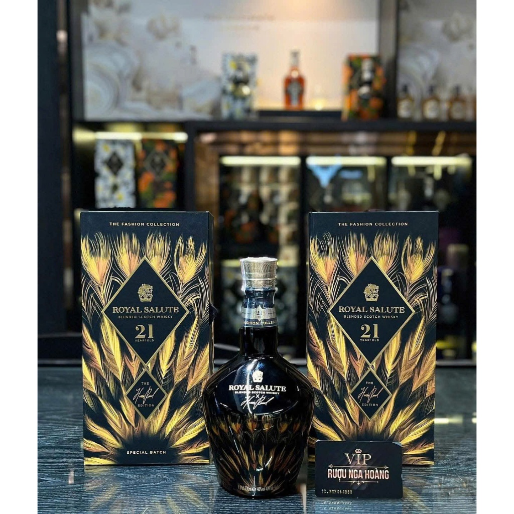 RƯỢU CHIVAS 21 HARRIS REEDED GOLD (LÔNG VŨ VÀNG) 70CL X6