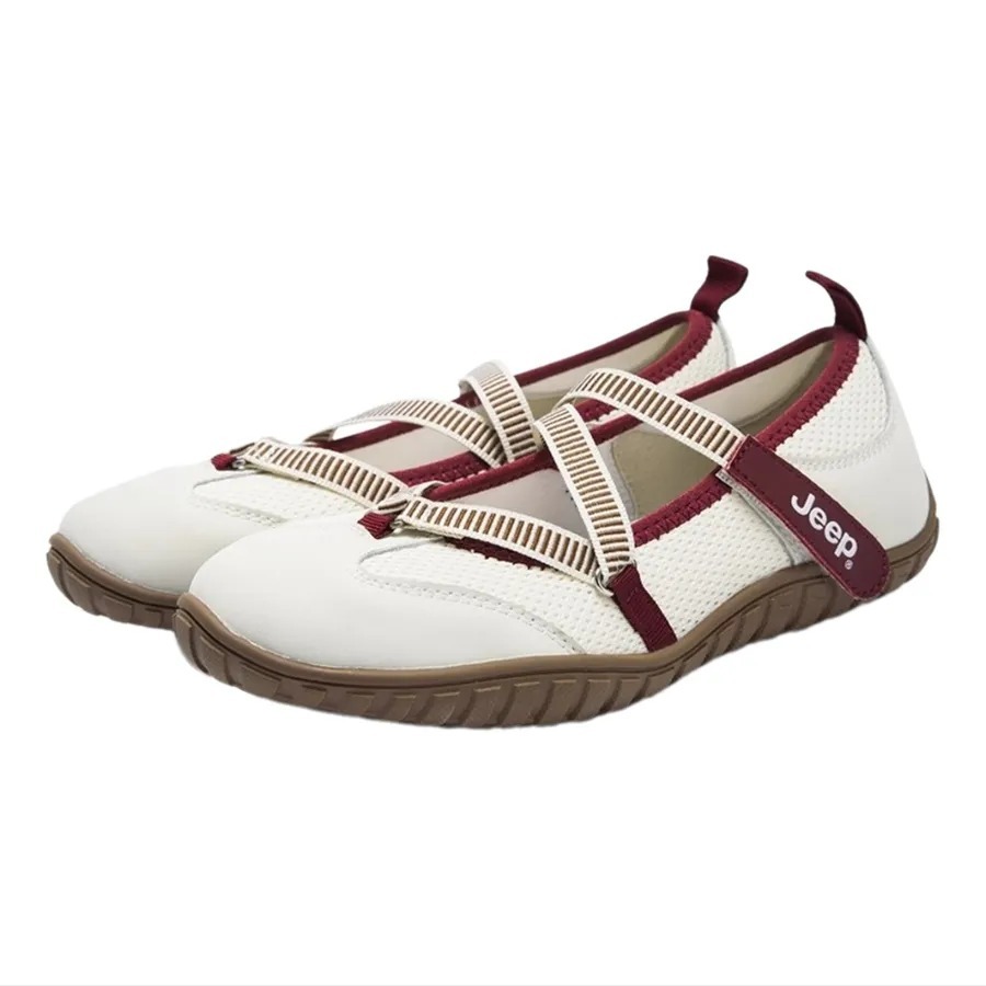 Giày Chính Hãng Jeep Outdoor Shoes Women's Low Top ''Begie Red'' [P651W13111]