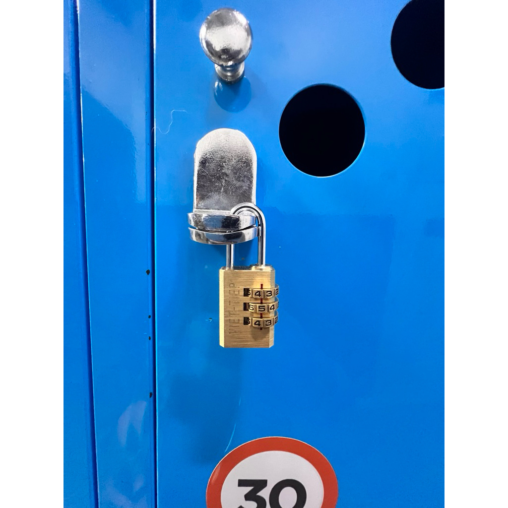 Ổ khoá số tủ việt tiệp 13101 chất liệu đồng mini