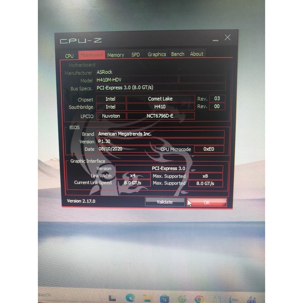 combo Intel i5 10400F
