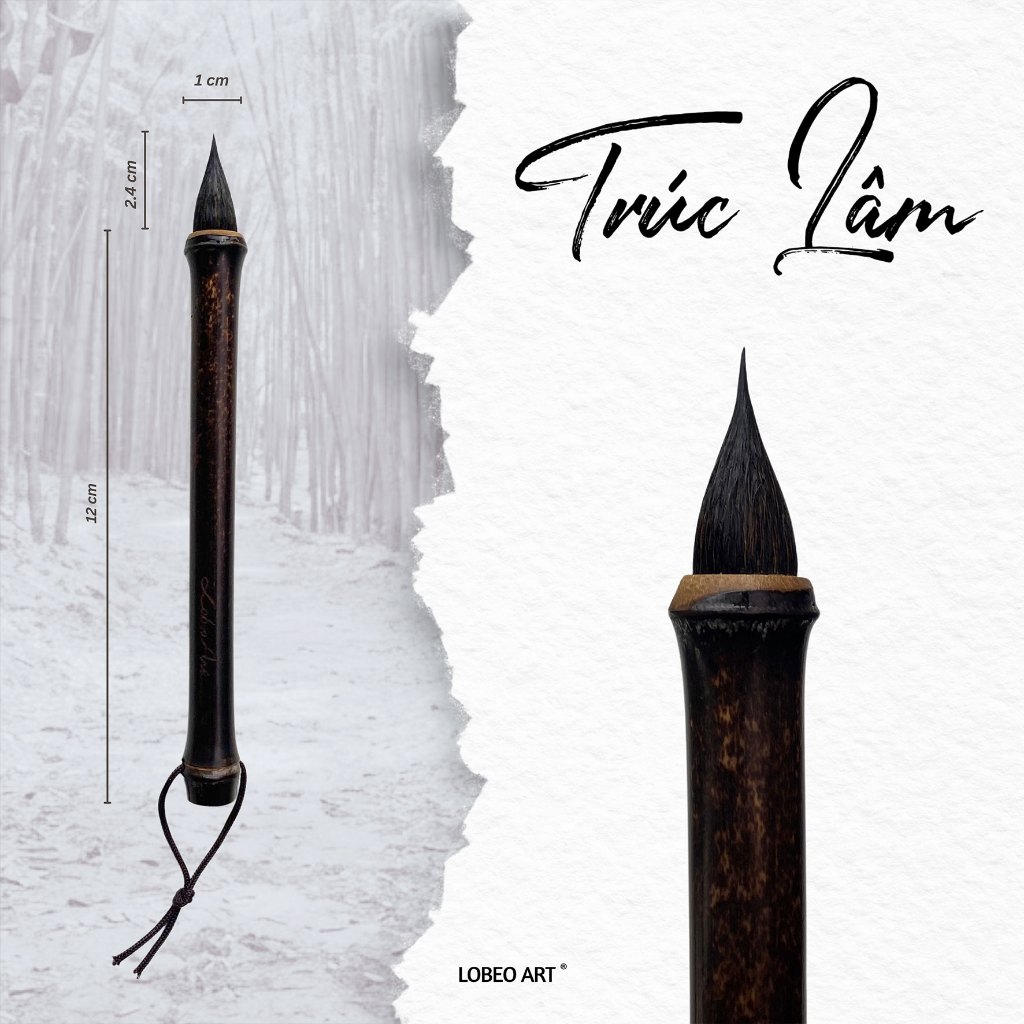 [LOBEO] Cọ vẽ thư pháp Lobeo - Trúc Lâm