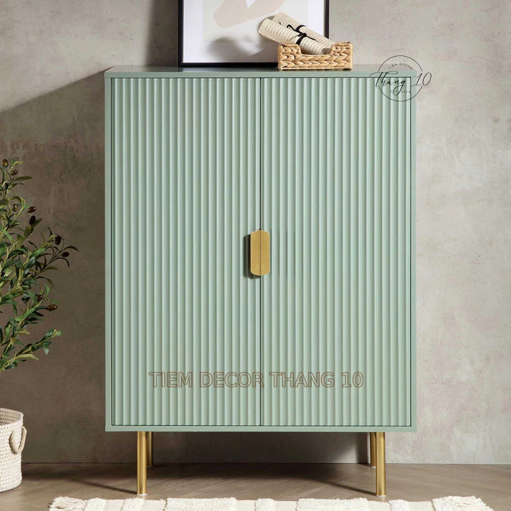 CABINET - Tủ Giày/ Tủ Console Richmond TG21 - Richmond Ridged Highboard Storage Cabinet (Hàng đặt là