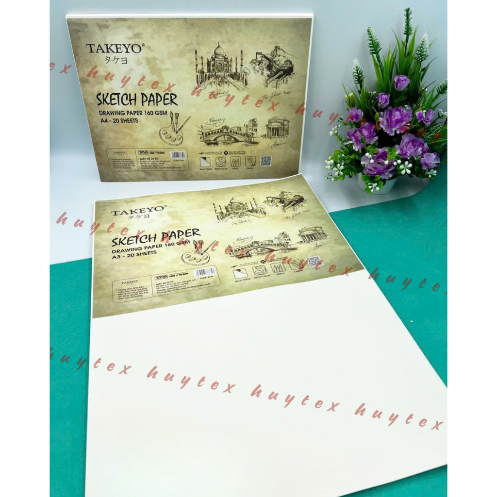 Giấy vẽ phát thảo Takeyo 160gsm