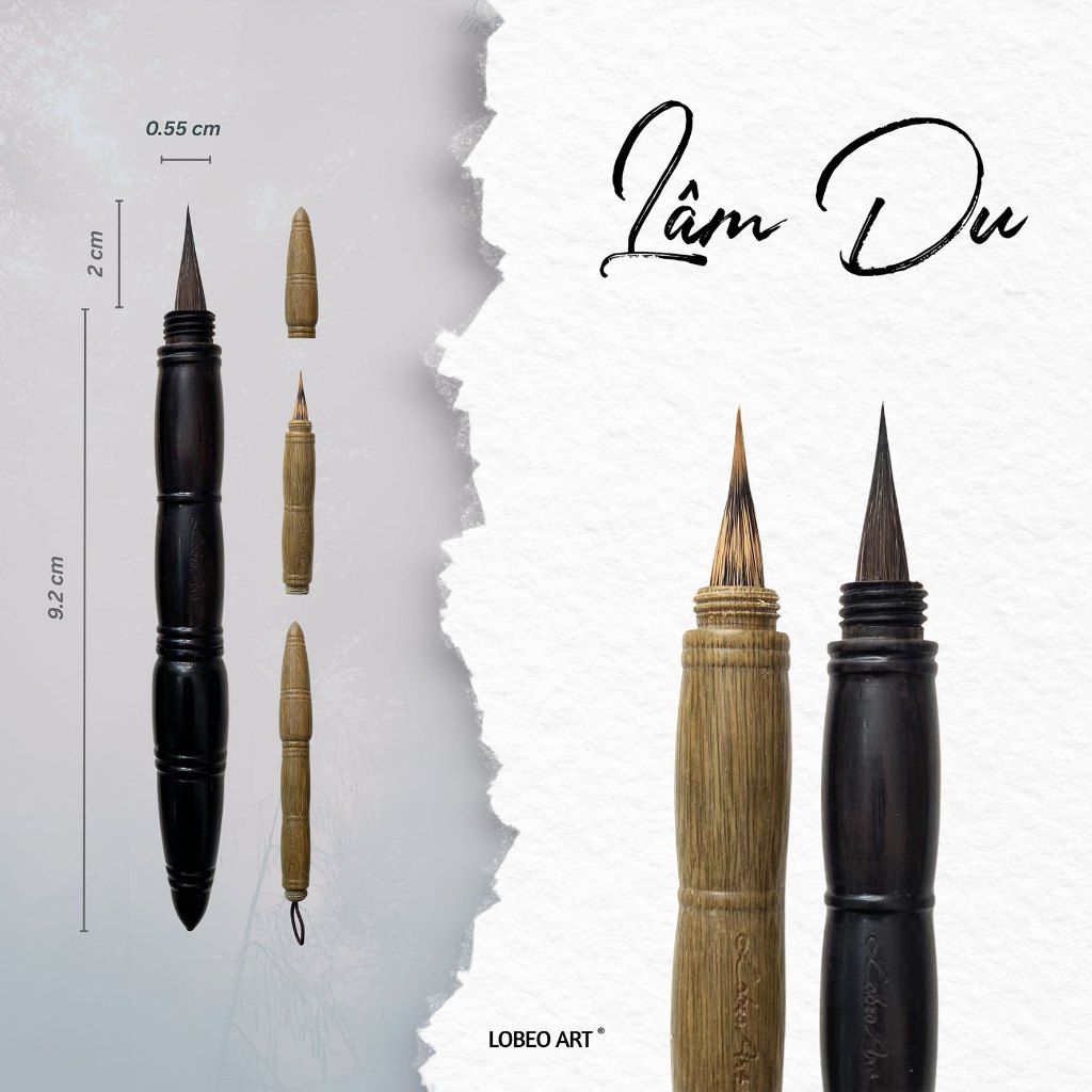 [LOBEO] Cọ vẽ thư pháp Lobeo - Lâm Du
