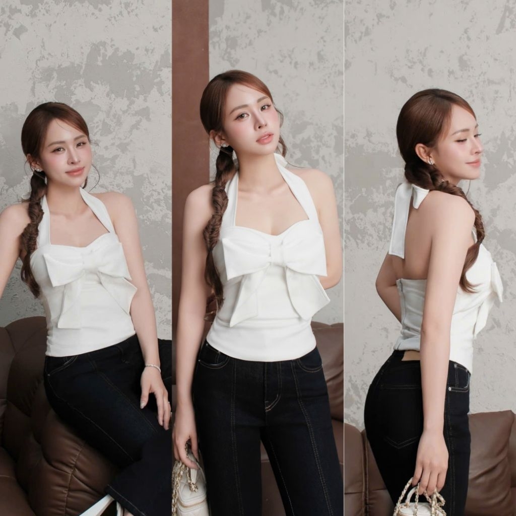 H2STORE - ÁO CỔ YẾM NƠ LOLA - H66790