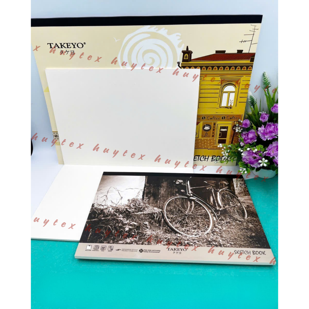 Vở vẽ dán gáy Takeyo 160gsm