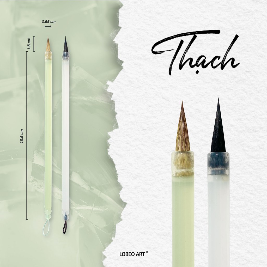 [LOBEO] Cọ vẽ thư pháp Lobeo - Thạch