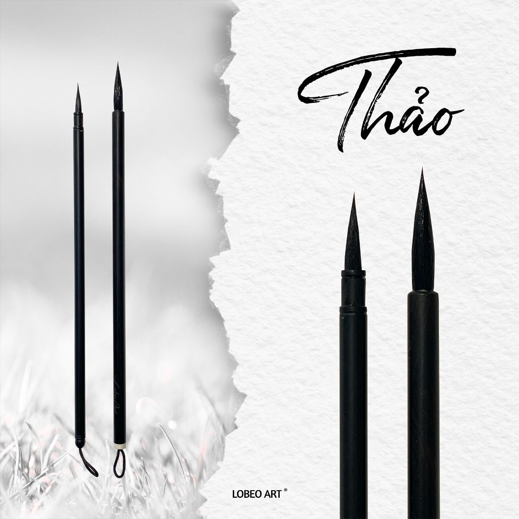 [LOBEO] Cọ vẽ thư pháp Lobeo - Thảo
