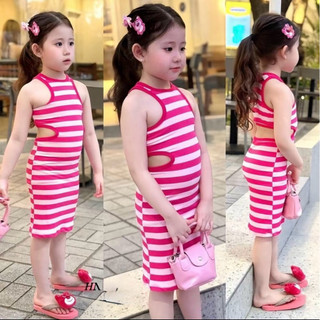 Đầm Body Khoét Eo Sau Dành Cho Bé