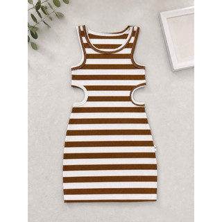 Đầm Body Khoét Eo Sau Dành Cho Bé