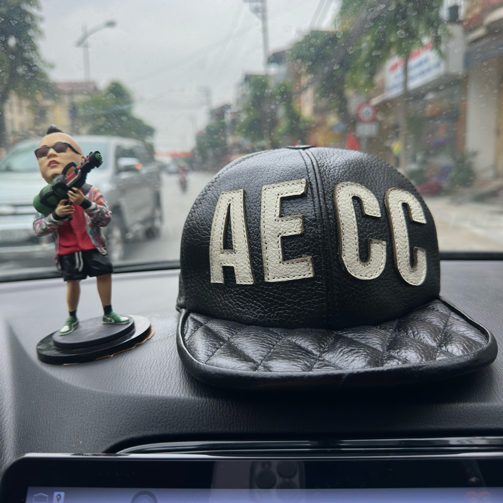 Mũ AECC Snapback 100% da bò siêu bền