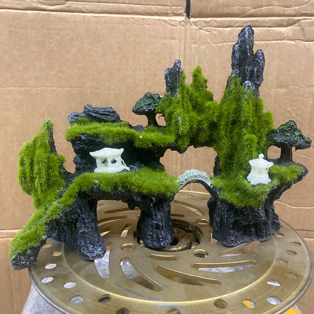 Mô Hình Núi - Hòn non Bộ - Trang Trí Bể cá (Mẫu 48)