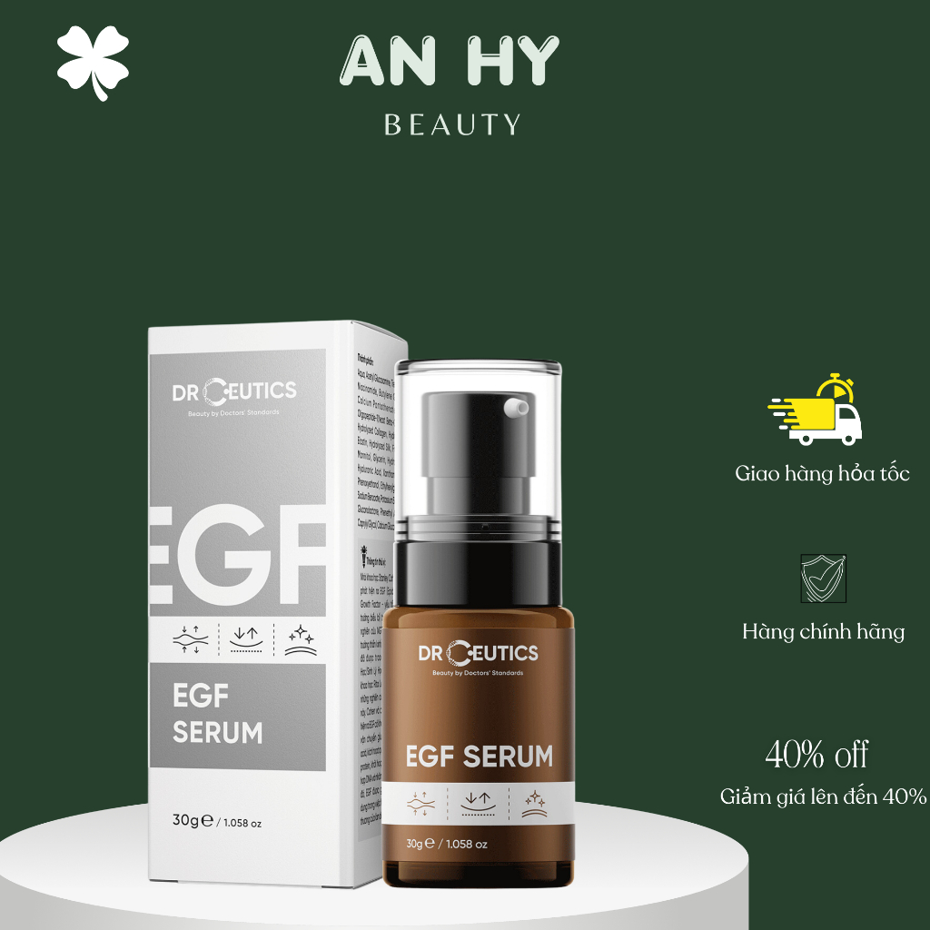 Tinh Chất Serum DrCeutics EGF Giúp Phục Hồi Và Trẻ Hóa Da 30g