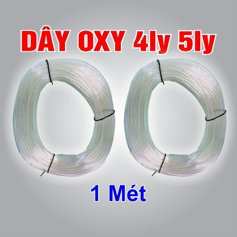 Dây sủi oxy 4ly & 5ly cho hồ cá (bán lẻ) màu trắng & đen