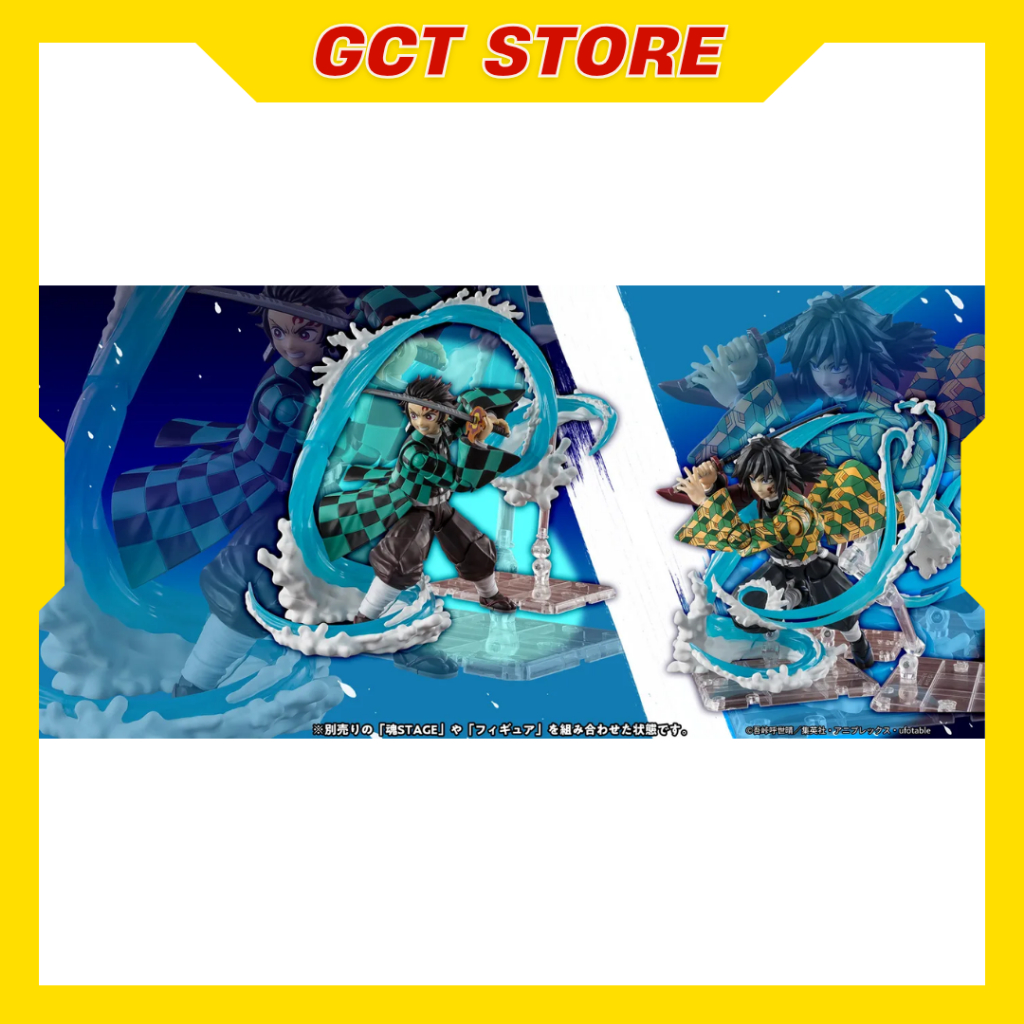 [Đặt Trước] Mô Hình Phụ Kiện SHF Tanjiro Kamado & Giyu Tomioka Water Breathing Effect Parts Set Demo