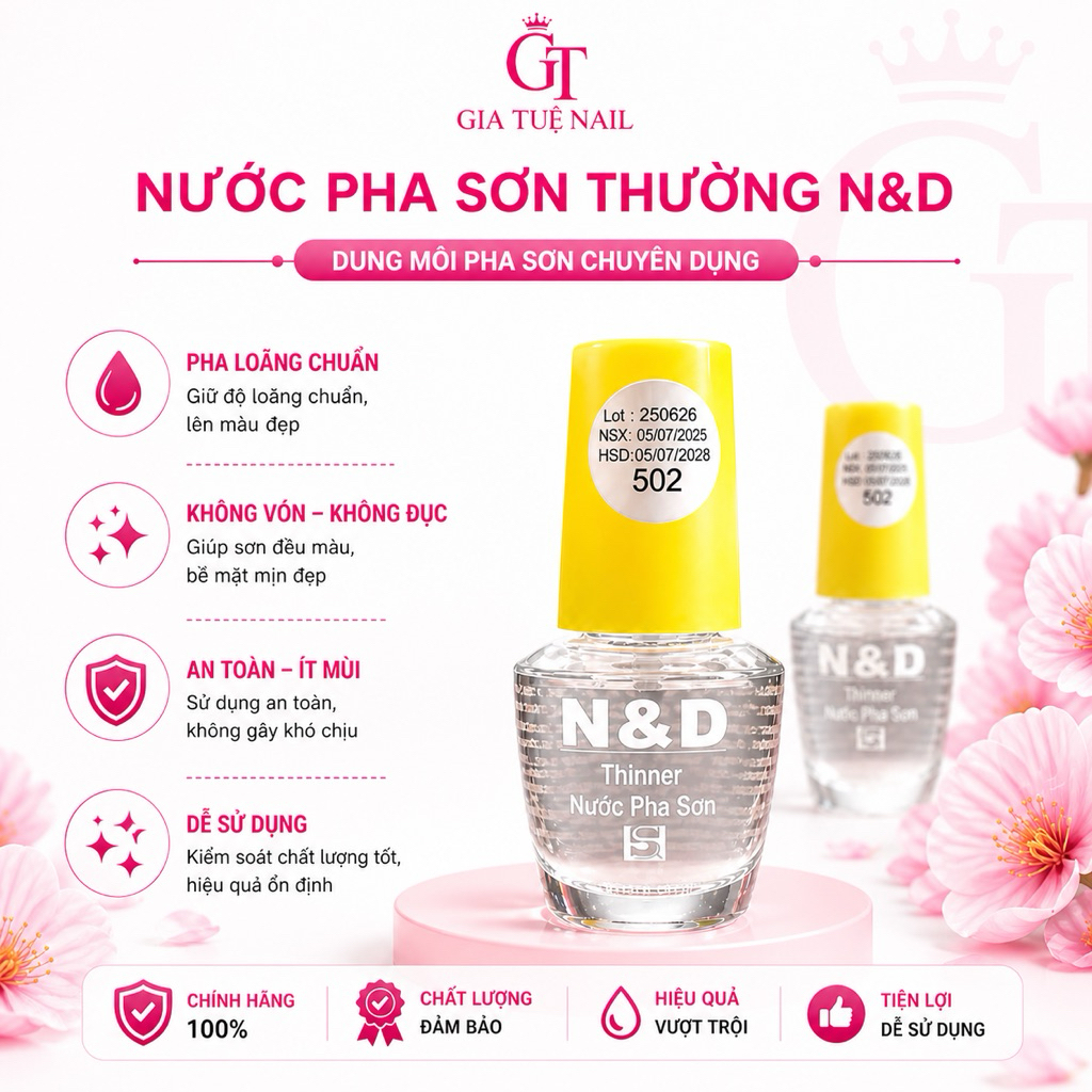 Nước pha sơn thường ND dung tích 15ml