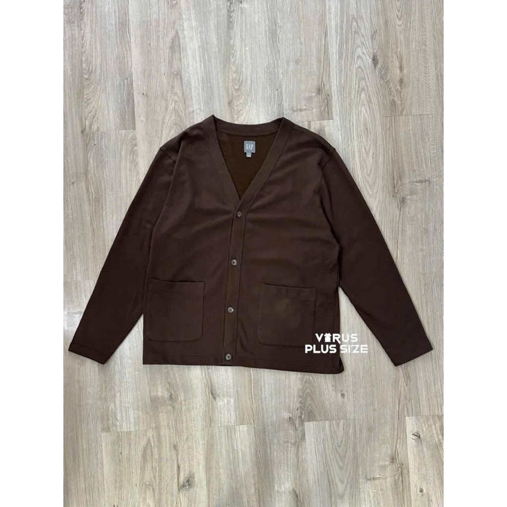 [CÓ BIGSIZE][virusplussize]Cardigan cổ V G@p form to unisex bigsize