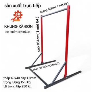 Xà đơn cao cấp Clisthenics Sinle Bar/Static cao cấp thép hộp dày đến 1.8_3ly lắp ráp sơn tĩnh điện