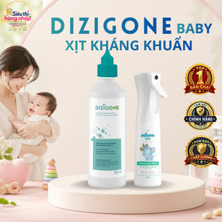 Xịt kháng khuẩn DIZIGONE Baby 300ml - Vệ sinh tay chân, đồ chơi, đồ dùng; phòng bệnh & bảo vệ bé