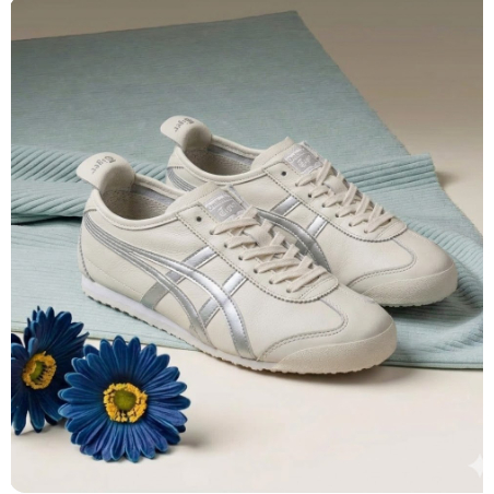 Giày Thể Thao Sneaker Onitsuka Tiger Mexico 66 SD "White Silver"