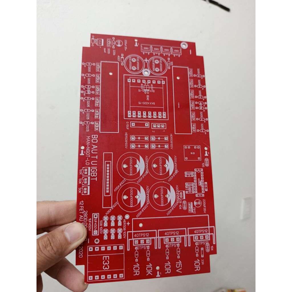 mạch 12 Fet igbt có thông số sẵn chỉ việc ráp