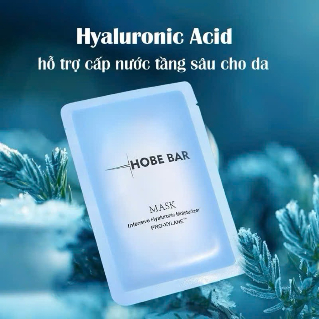 Hộp 5 Mặt nạ cấp ẩm HOBEBAR phục hồi da tổn thương, cấp ẩm chuyên sâu giúp da trắng sáng