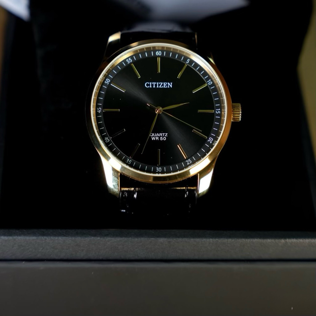 Đồng hồ nam dây da Citizen Quartz BH5002-02E